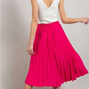 Penningtons Vibrant Pink A-Line Skirt